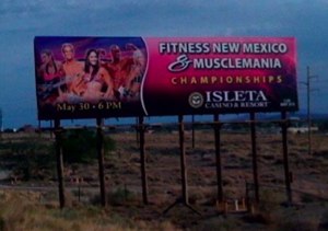 Fitness New Mexico Billboard
