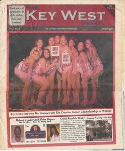 Key West Weekly 2004 Hot Tamales Dance Team